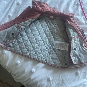 Burberry jacket size 6 months